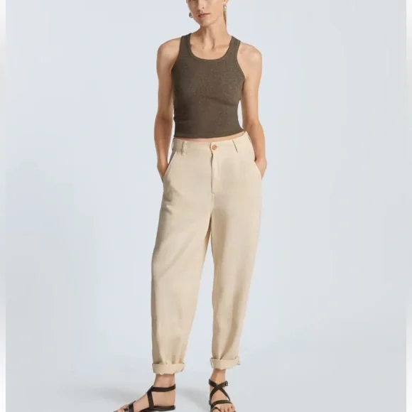NWOT Everlane The TENCEL Relaxed Chino Size 6 - Picture 1 of 16